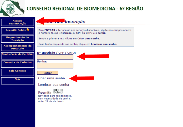 Acesse Sua Inscri O E Certid O Crbm Conselho Regional De