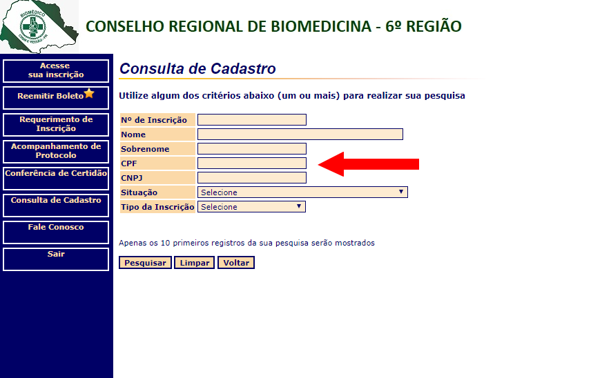 Conselho Regional de Biomedicina 4ª Região - Comunicado sobre Emissão da  Carteira de Identificação Profissional - CIP